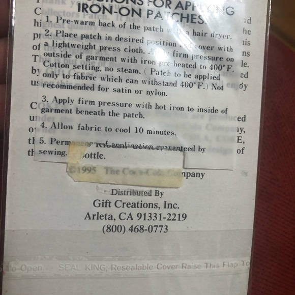 Coca  cola patch - Picture 3 of 3